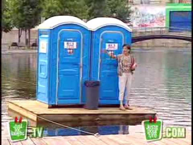 Just For Laugh - Floating toilet