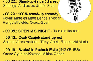 Stand up szerdák Budapesten!