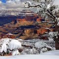 A Grand Canyon hóval fedve is varázslatos