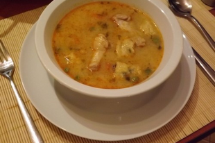 Csirkebecsinált (ragu) leves