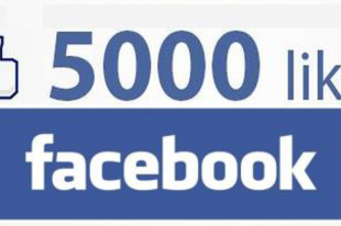 5000 követő a Facebook-on