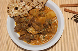 Burgonyacurry báránnyal