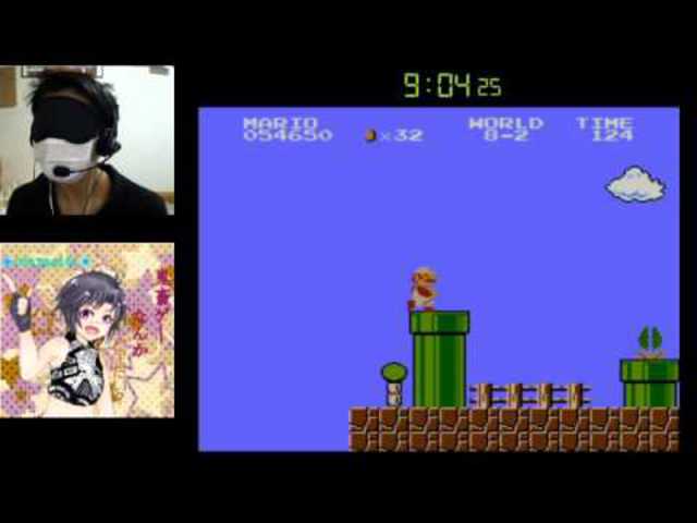Az ember, aki végigtolta a Super Mario Brost bekötött szemmel