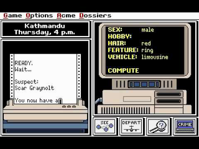 Hétvégi játékcsaj: Carmen Sandiego