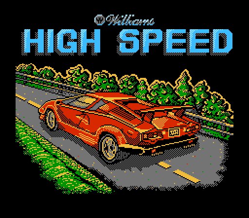 High Speed startscreen