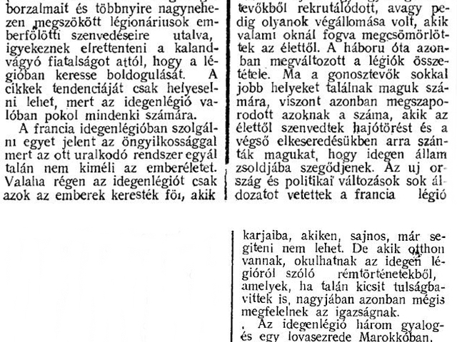 "A marokkói front magyar hősi halottjai"