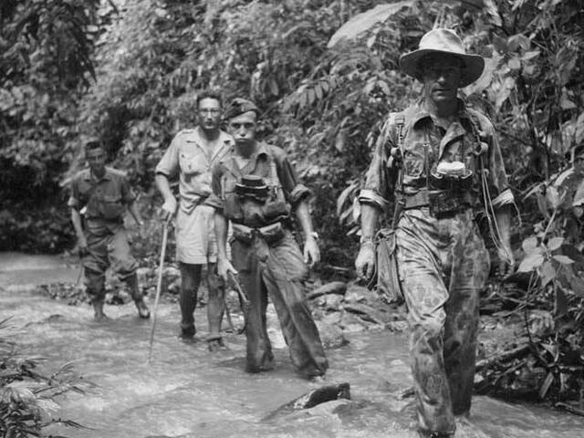 A 2. BEP tisztjei a Nghia-Lo csata alatt, 1951, Indokína