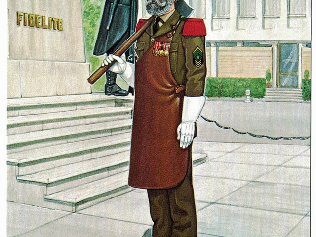 Grafikák: Caporal-chef pionnier - La légion Etrangére, Le Quartier Viénot, Aubagne, France