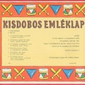 Kisdobos emléklap