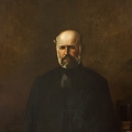 Lajos Jámbor (1884–1951): Portrait of Ignaz Semmelweis from Centre of Royal Medical Society of Budapest