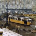#1848 - 17-es villamosok Margit Híd Budai Hídfő végállomáson, a '60-as években