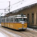 #1695 - 8-as villamos a Baross utcában, 1980 telén