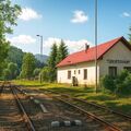#1298 - Határon túli vasútállomások: Túrirtovány (Porúbka)