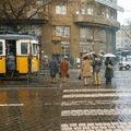 #1825 - 33-as villamos a Váci úton, 1976-ban