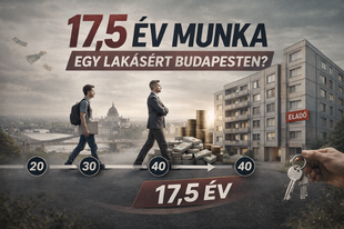 17,5 év munka egy lakásért? Brutális adatok Budapestről