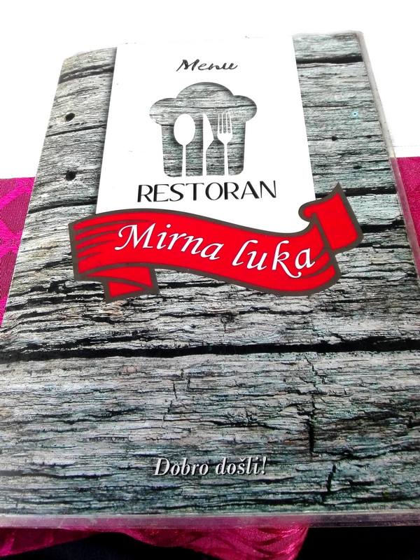 Restoran Mirna Luka étlap