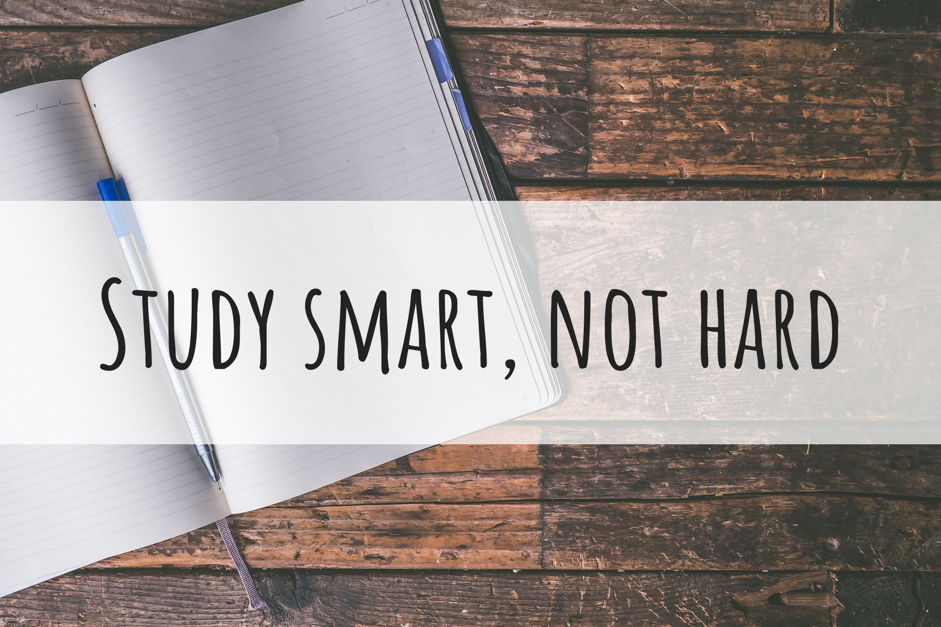 Study Smart Not Hard In My Weird Mind