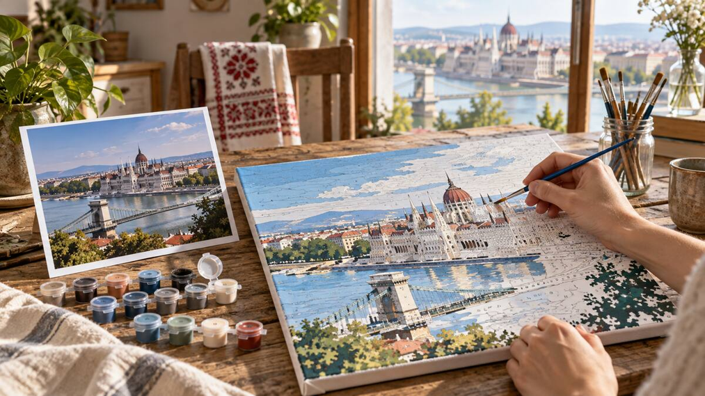 Saját fotóból számfestő – magyar műhelyből