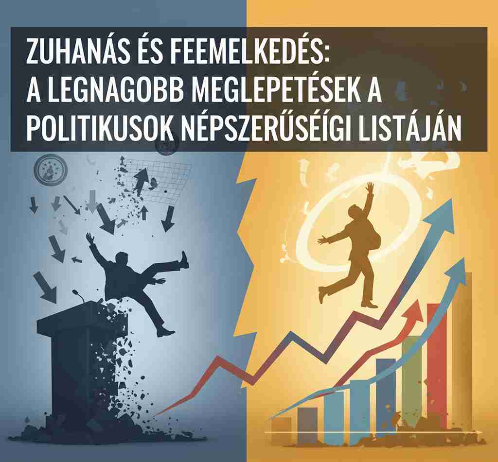 Zuhanás és felemelkedés: A legnagyobb meglepetések a politikusok népszerűségi listáján