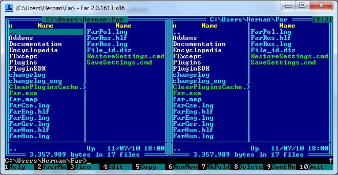 Kedvenc Windows-os fájlkezelőnk, a FAR Manager
