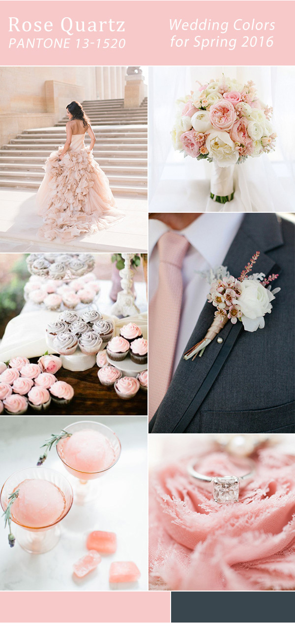 Klasszikus esküvő szín a rózsaszín, mindenképpen valami férfiasabb színnel párosítva, hogy mégse babazsúr legyen. Babazsúrra vagy babaváróra viszont magában is jó.