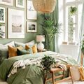 Álomszép zöld hálószobák