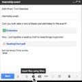 Google Drive fájlok küldése email mellékleteként