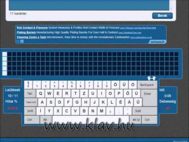 Online gépírás :)