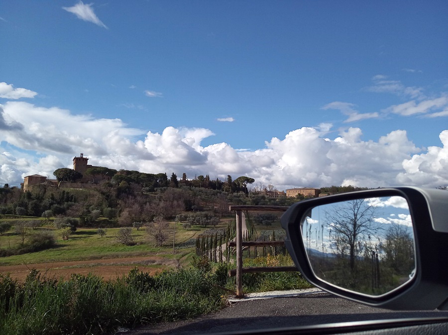 Úton Montepulciano felé