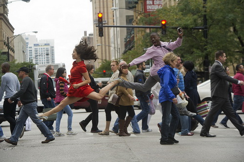 Táncosok a városban