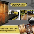 A világ első 7 tengelyes CNC dombormű maró gépe. Know-how eladó!