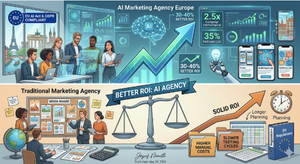 AI Marketing Agency Europe vs. Traditional Marketing Agency: Which Delivers Better ROI?