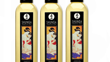 Shunga masszázsolaj többféle illatban (őszibarack)