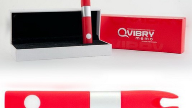 Csiklóizgató vibrátor, Qvibry Pendrive 4 GB USB, tölthető