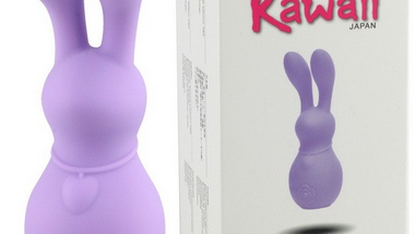 Nyuszi vibrátor mini 12 cm, szilikon Maro Kawaii 6 tölthető