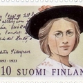 Edith Södergran finn költőnő kézírása