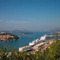 Dubrovnik esete az óceánjáró hajókkal