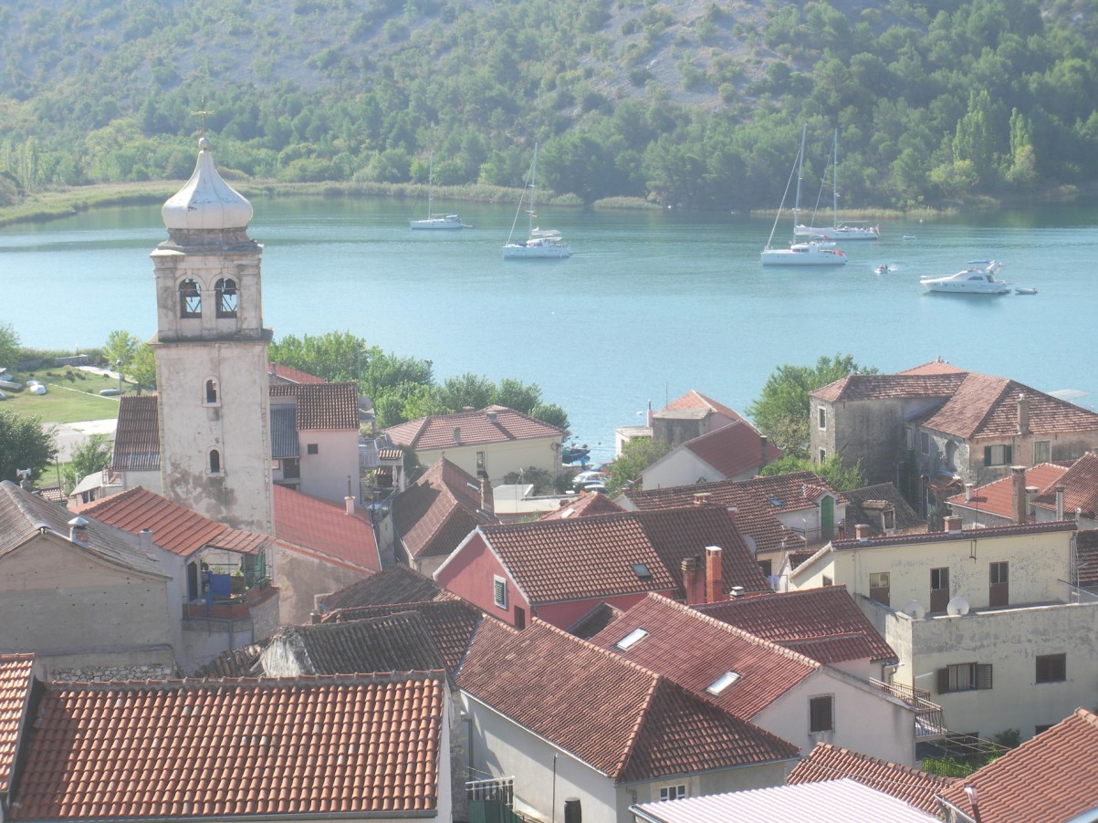 Skradin Krka nemzeti park felülről.jpg