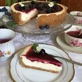 Áfonyás, ricottás sajttorta