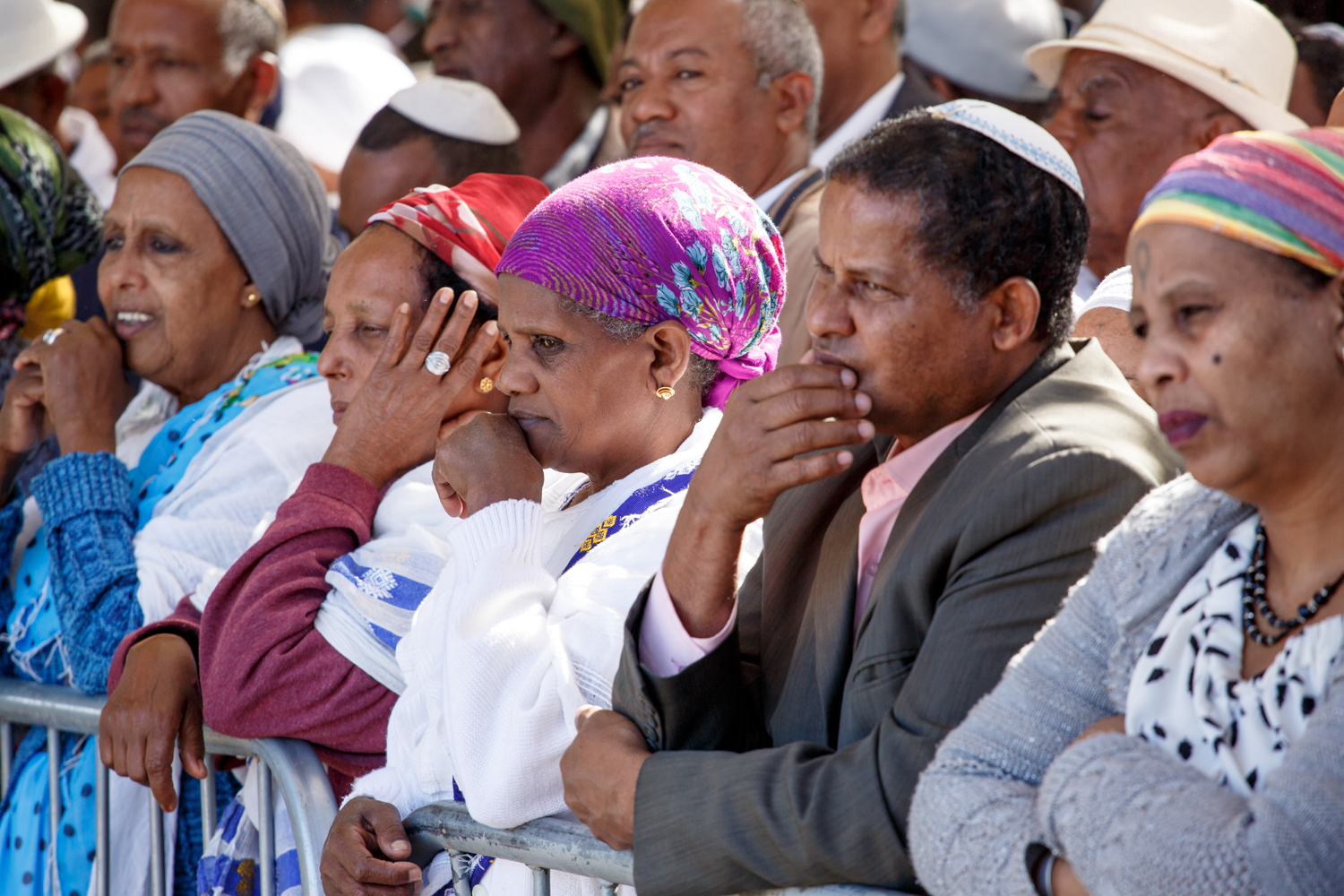 Az etióp közösség szinte minden tagja jelen van ezen a fontos napon