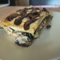 Gombás - mángoldos lasagne