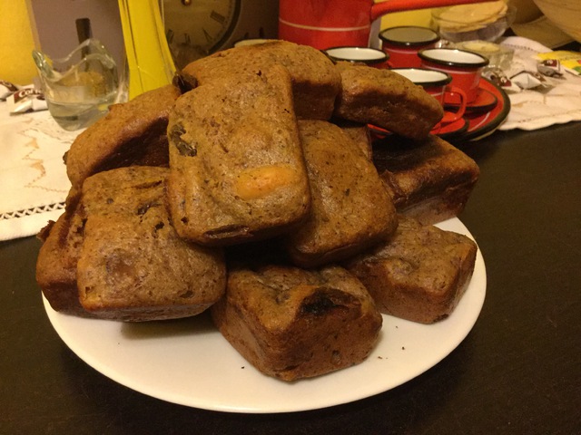 Glutén-cukor-laktózmentes magvas - barackos muffin