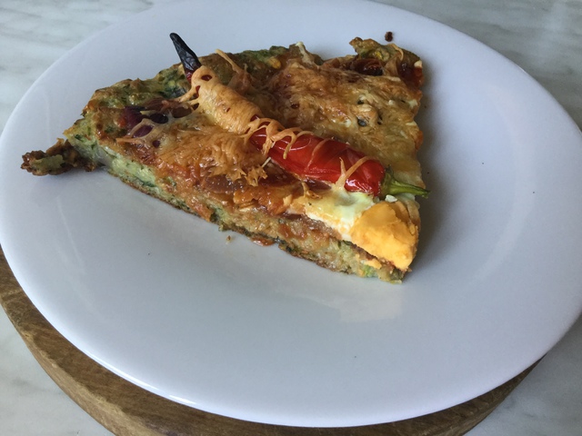 Cukkini pizza glutén és laktózmentesen