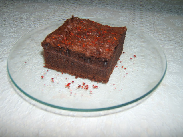 Chilis "hamis" brownie