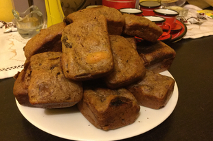 Glutén-cukor-laktózmentes magvas - barackos muffin