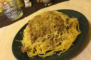 Mustáros spagetti