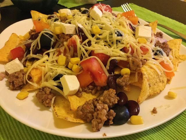 Sajtos Nachos darált hússal (glutén és laktózmentes)