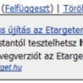 Szövegverziók az Etargeten