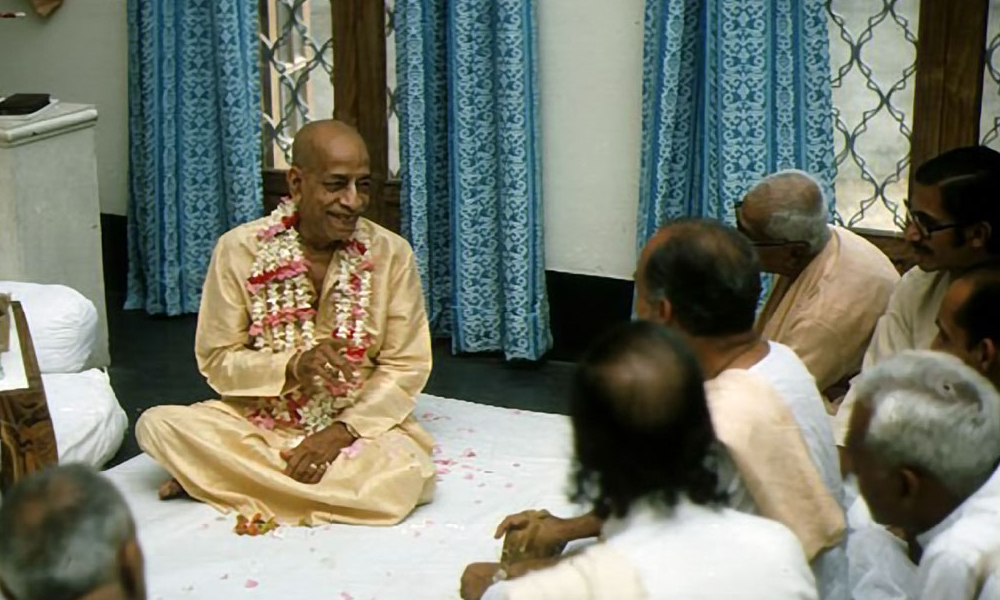 Srila Prabhupada beszélgetés