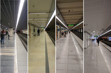 A 3-as metró felújított állomásai